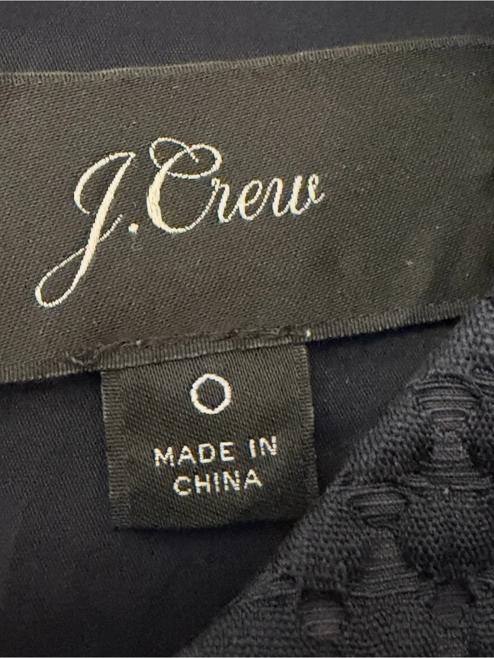 J.Crew Women’s Navy Textured Sleeveless Dress Size 0(A815)